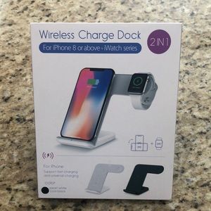 iPhone and iWatch charging dock